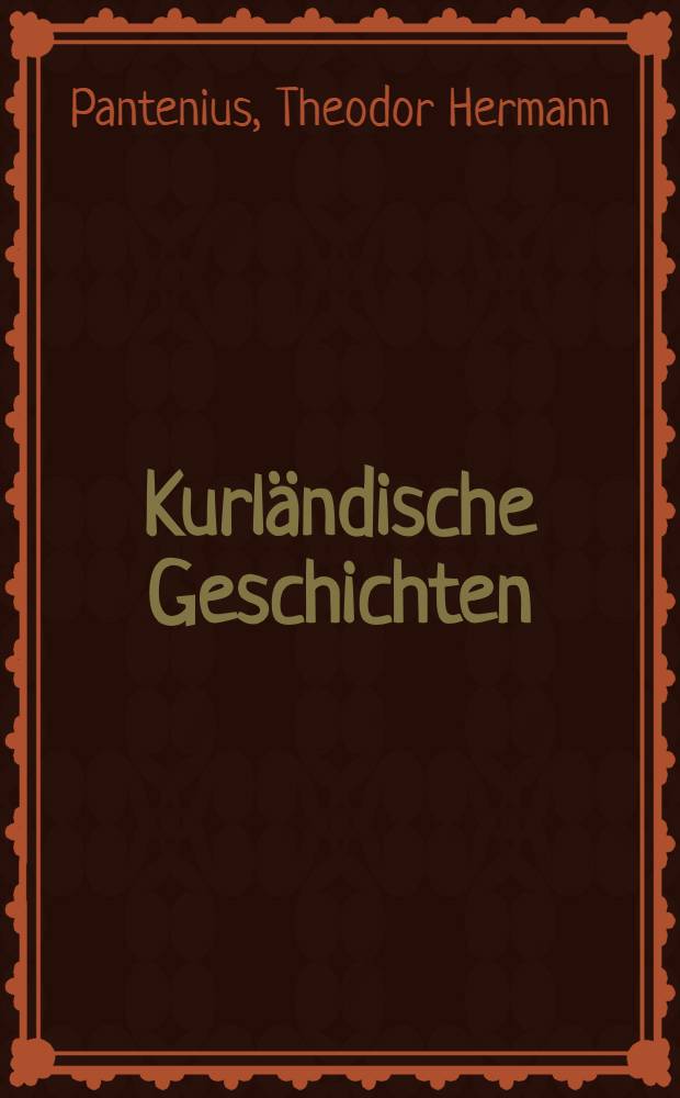 Kurländische Geschichten