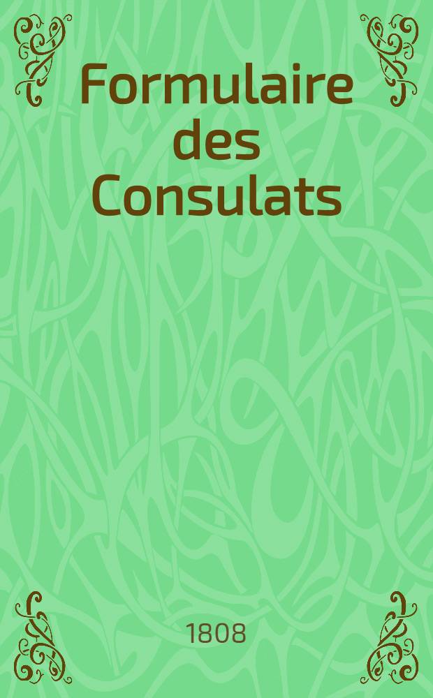 Formulaire des Consulats