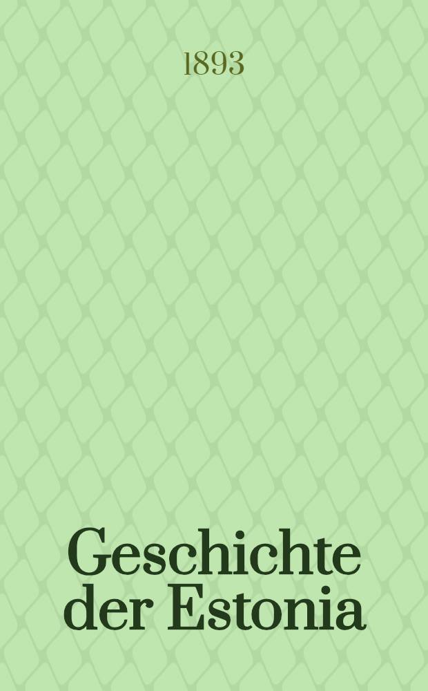 Geschichte der Estonia