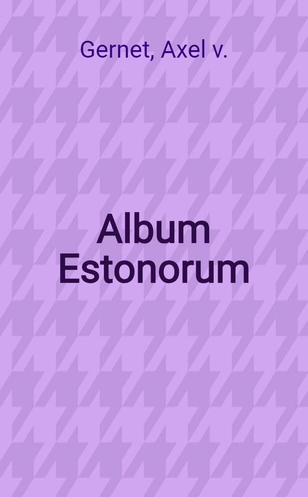 Album Estonorum