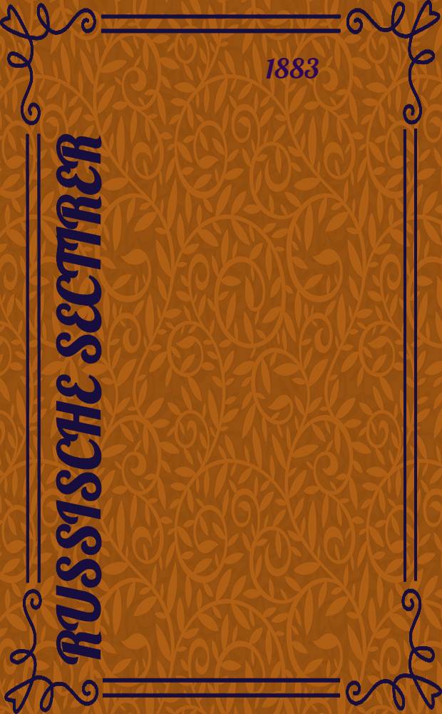 Russische Sectirer