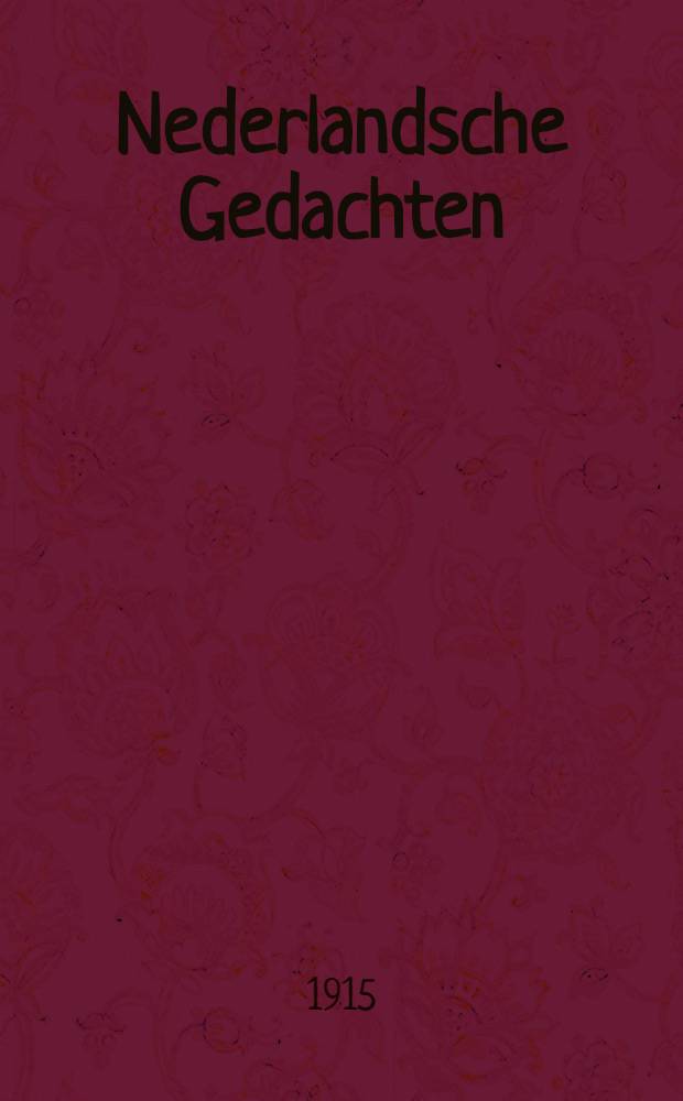 Nederlandsche Gedachten