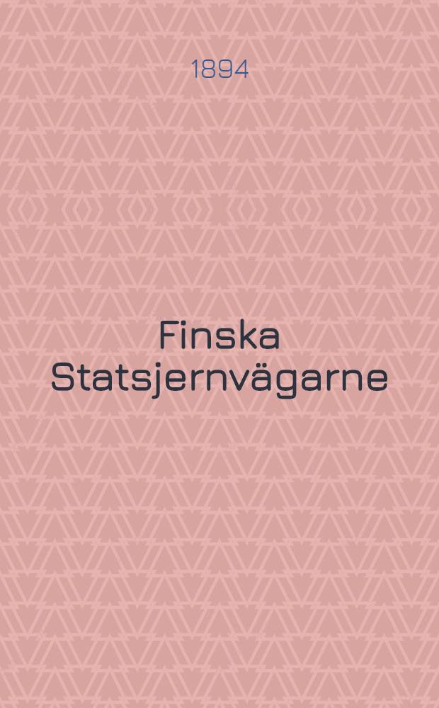 Finska Statsjernvägarne : Regler för trafikering af Helsingfors hamnbana