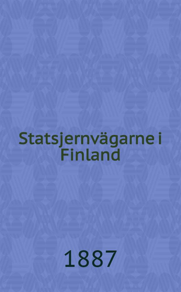 Statsjernvägarne i Finland : Ordningsreglor för Sörnäs station
