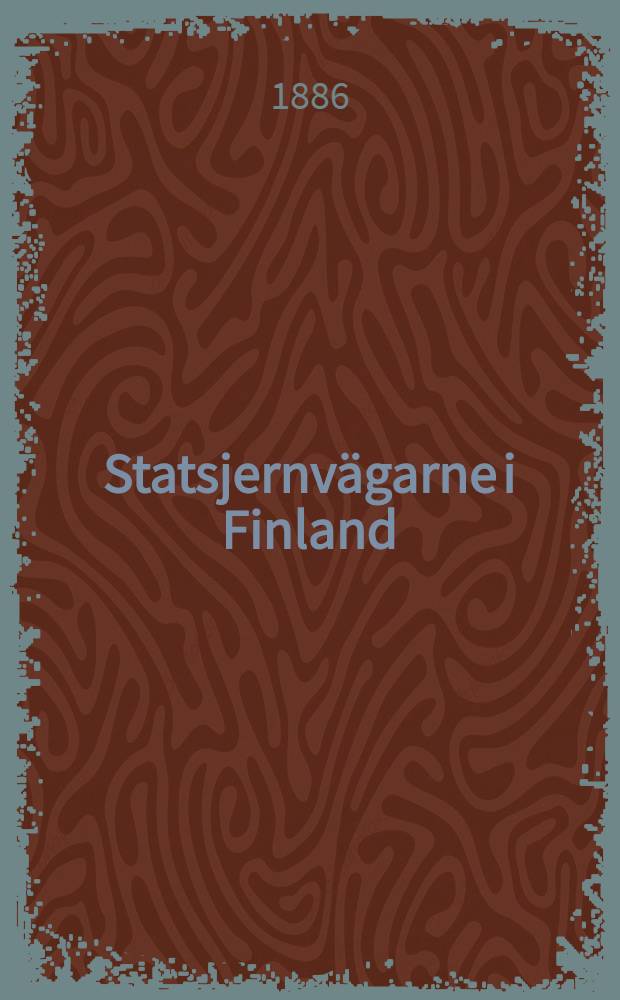 Statsjernvägarne i Finland : Förordningar angående metersystemet