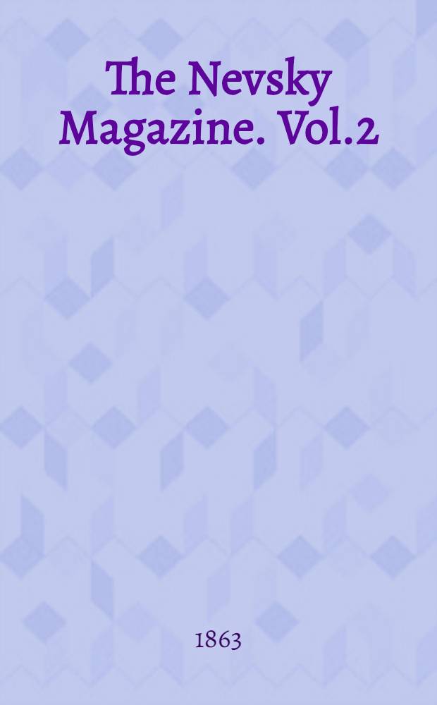 The Nevsky Magazine. Vol.2