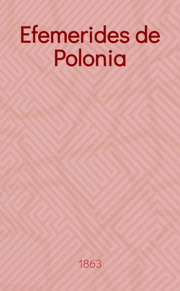 Efemerides de Polonia