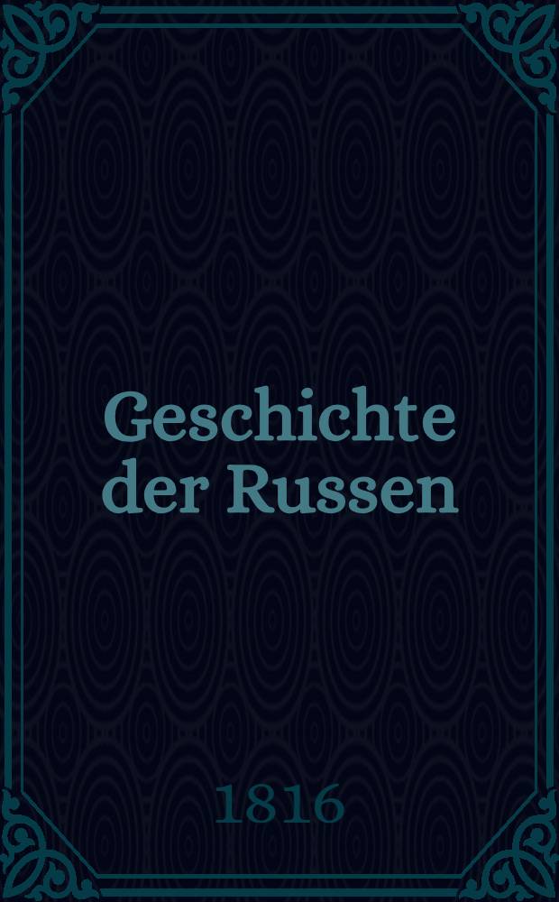 Geschichte der Russen