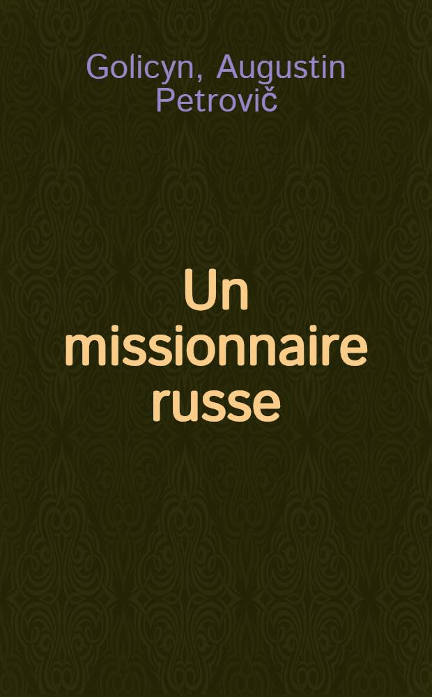 Un missionnaire russe