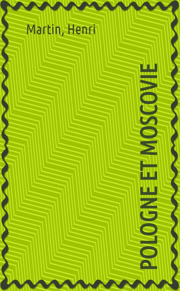 Pologne et Moscovie