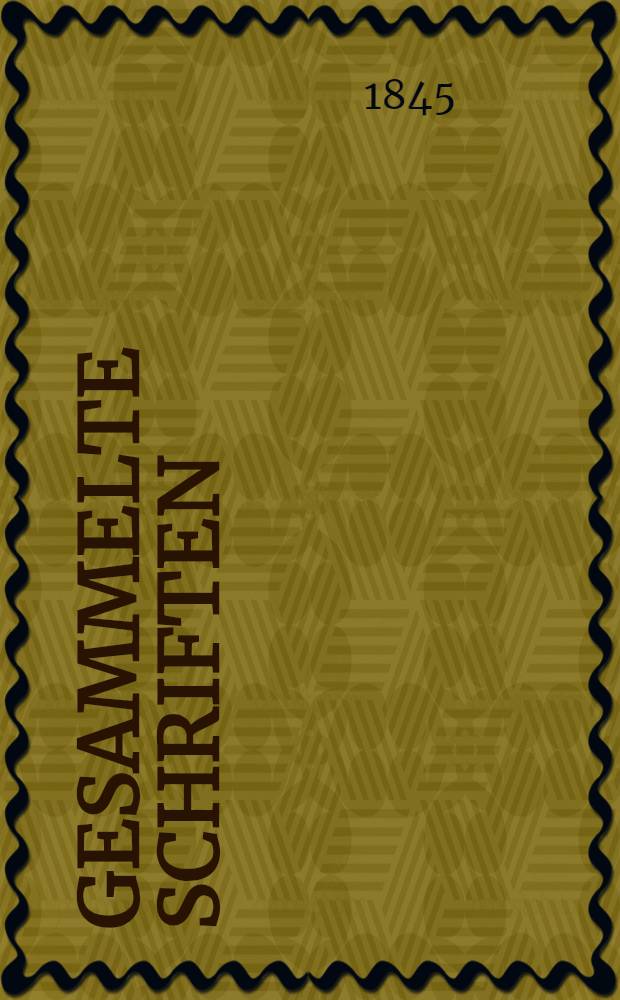 Gesammelte Schriften