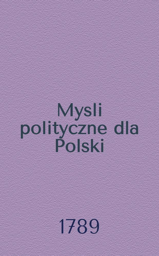 Mysli polityczne dla Polski