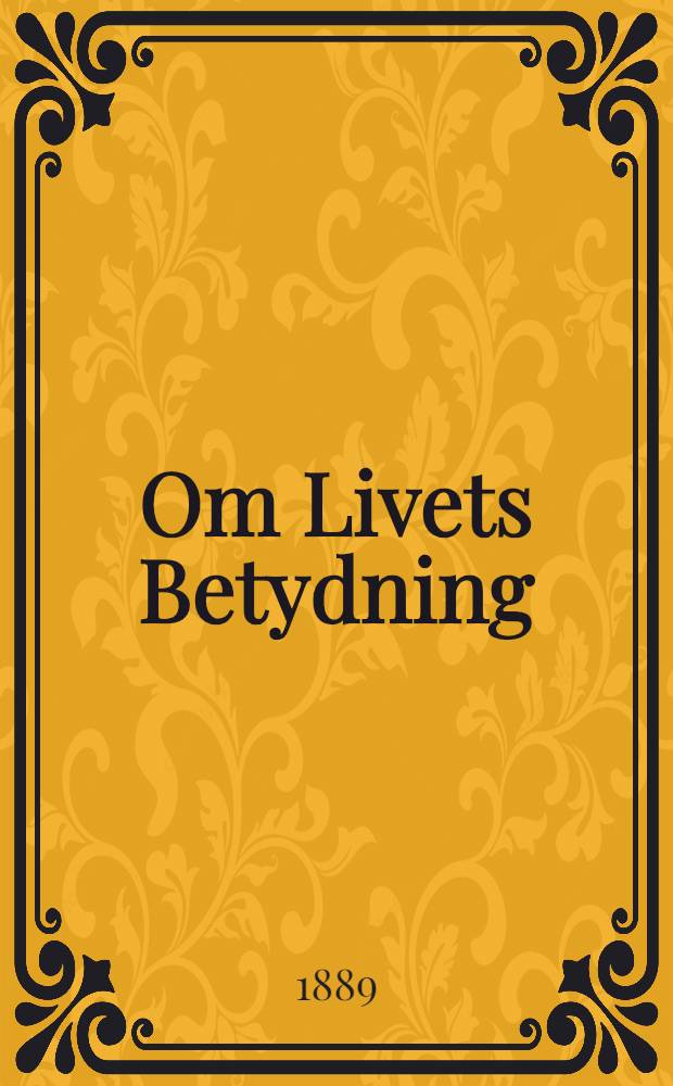 Om Livets Betydning