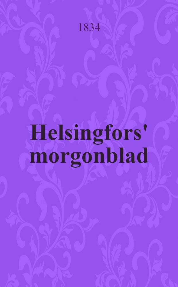 Helsingfors' morgonblad