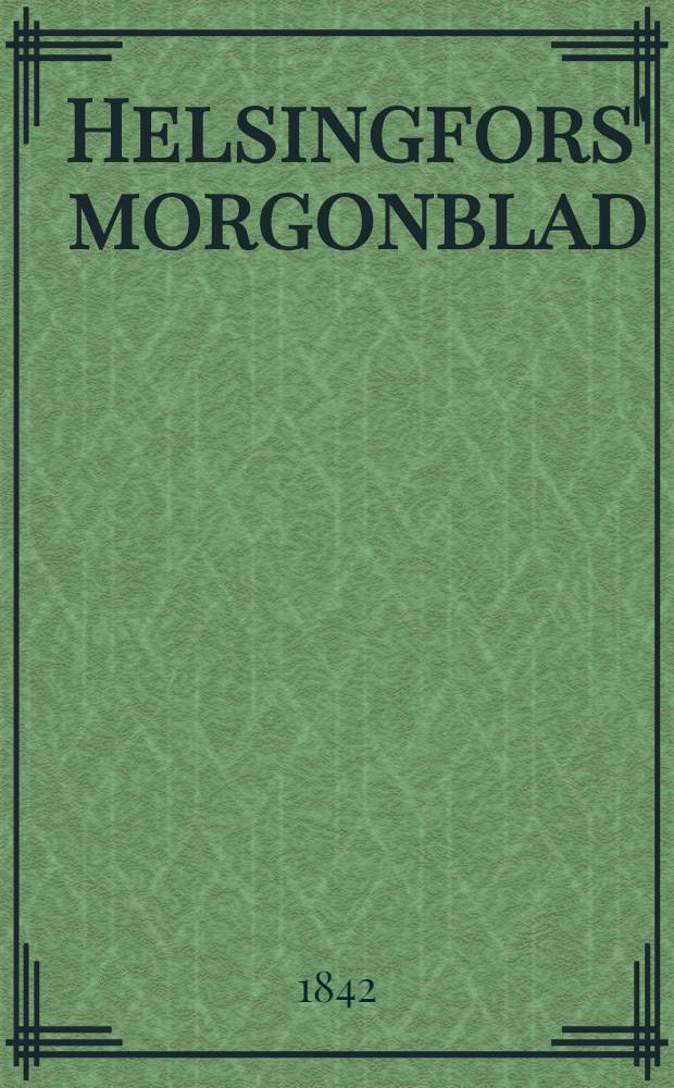 Helsingfors' morgonblad