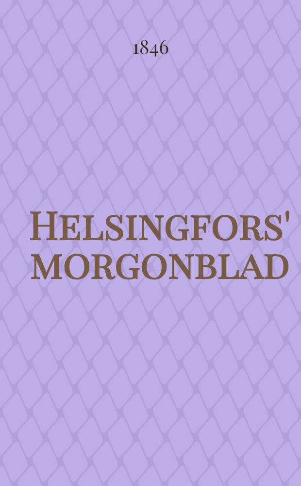 Helsingfors' morgonblad