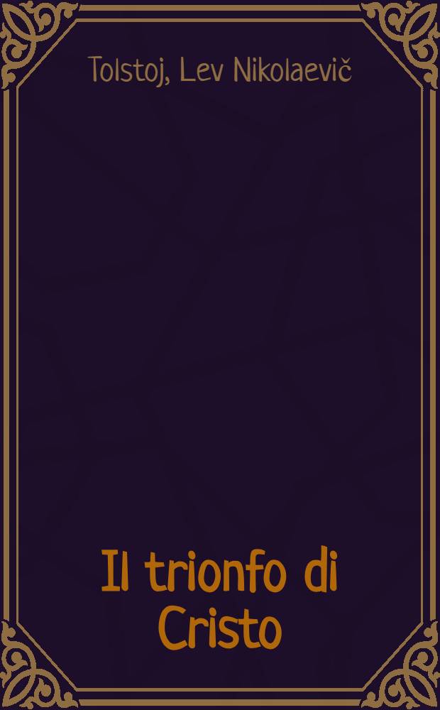 Il trionfo di Cristo