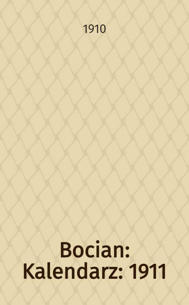 Bocian : Kalendarz : 1911