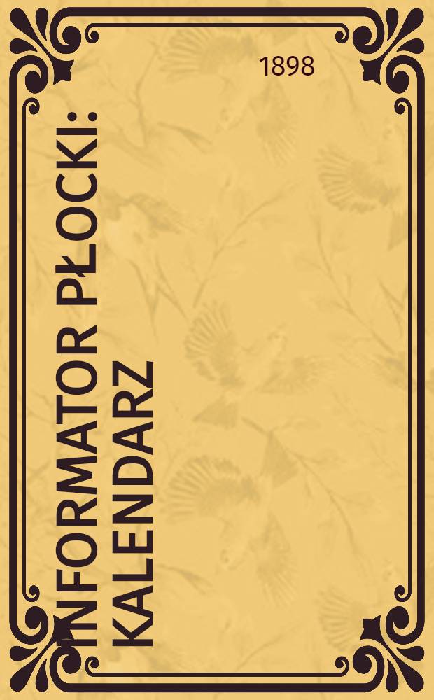Informator Płocki : Kalendarz