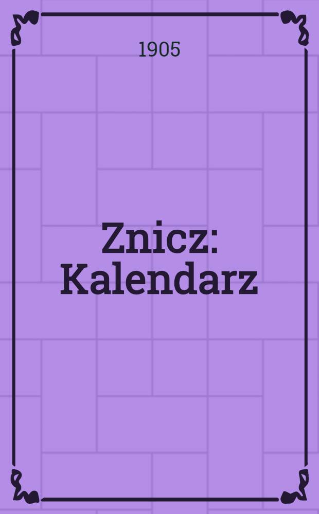 Znicz : Kalendarz