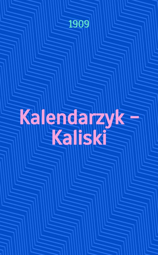 Kalendarzyk - Kaliski