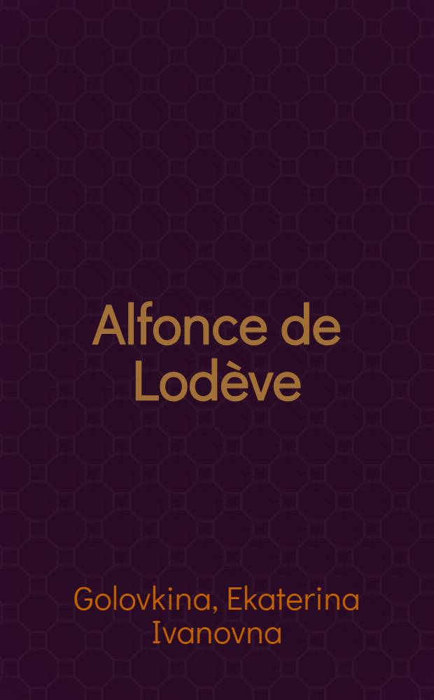 Alfonce de Lod&egrave;ve