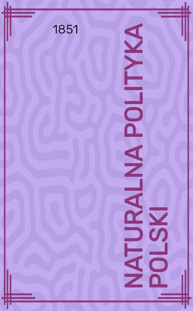 Naturalna polityka Polski