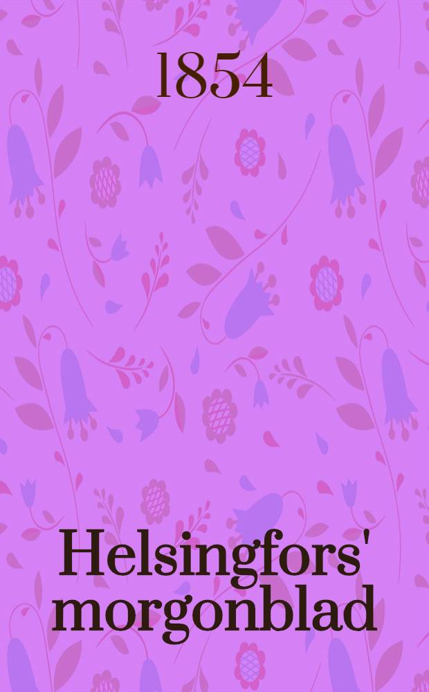 Helsingfors' morgonblad