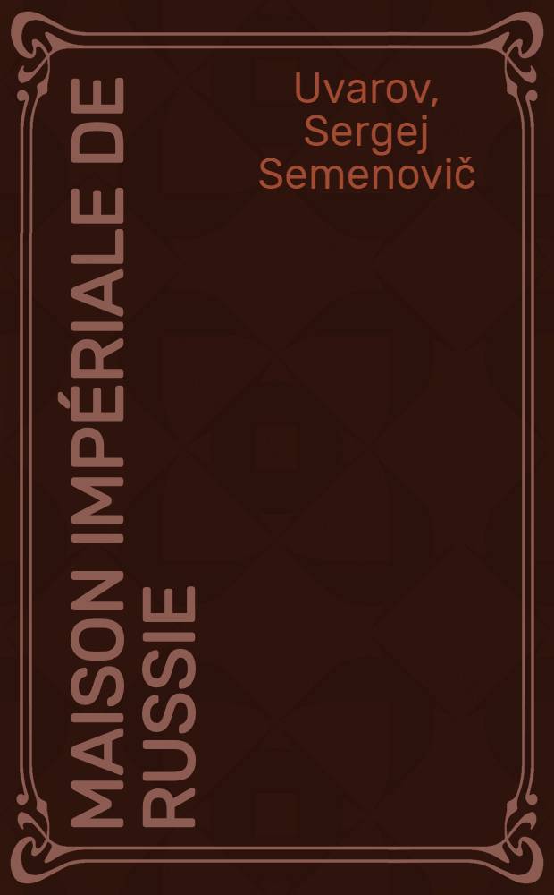 Maison impériale de Russie