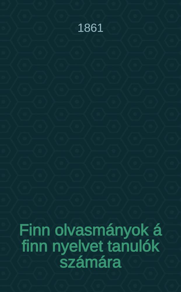 Finn olvasmányok á finn nyelvet tanulók számára