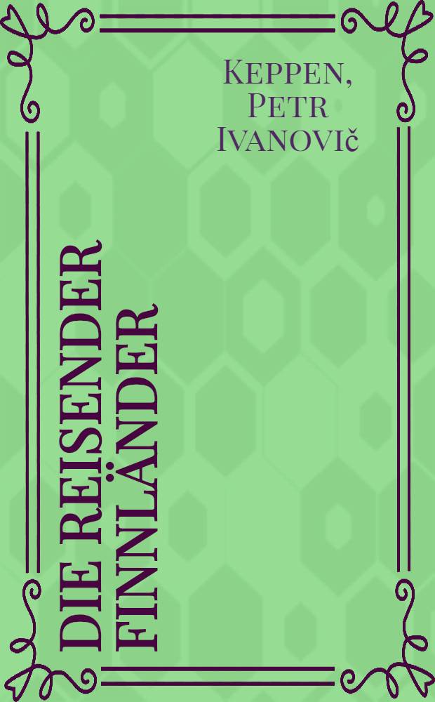 Die reisender Finnl&auml;nder