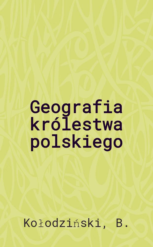 Geografia królestwa polskiego