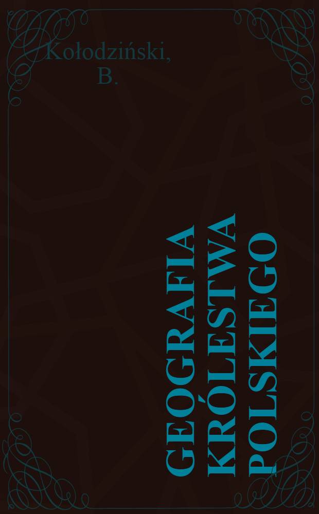 Geografia królestwa polskiego