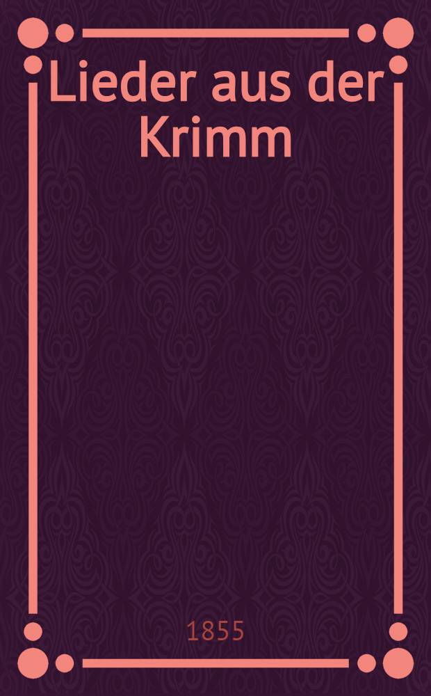 Lieder aus der Krimm