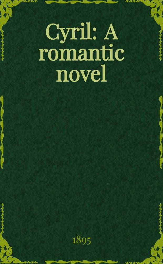Cyril : A romantic novel