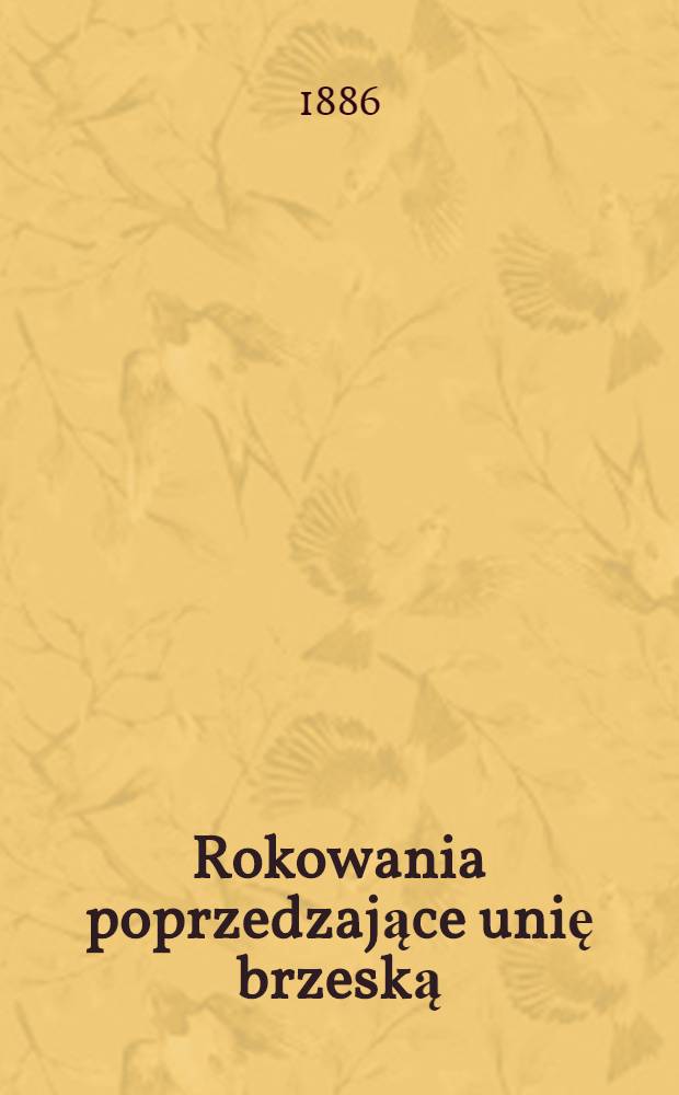 Rokowania poprzedzające unię brzeską