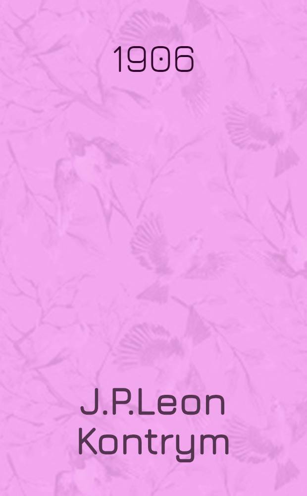 J.P.Leon Kontrym