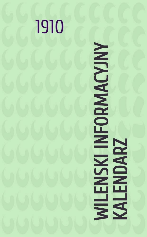 Wilenski Informacyjny Kalendarz