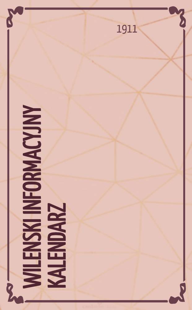 Wilenski Informacyjny Kalendarz