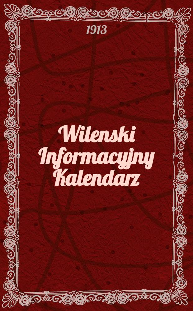 Wilenski Informacyjny Kalendarz