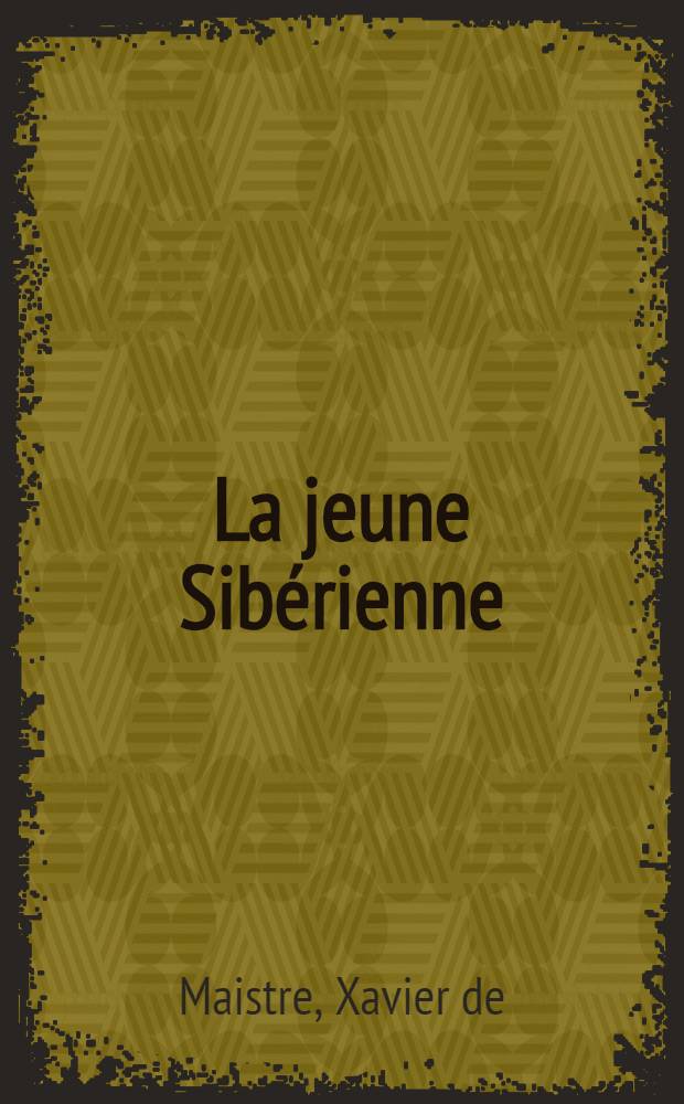 La jeune Sibérienne