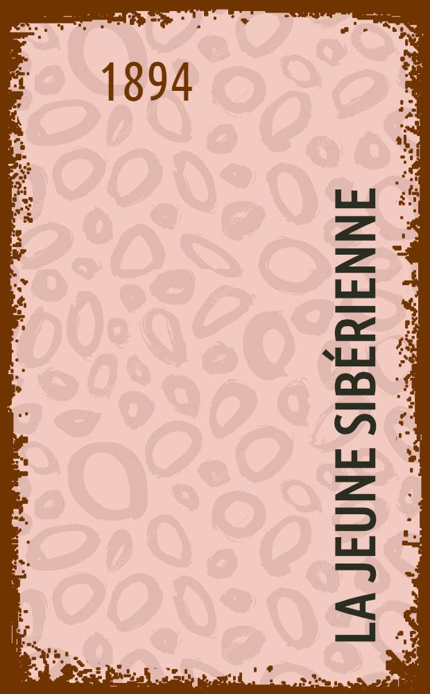 La jeune Sibérienne