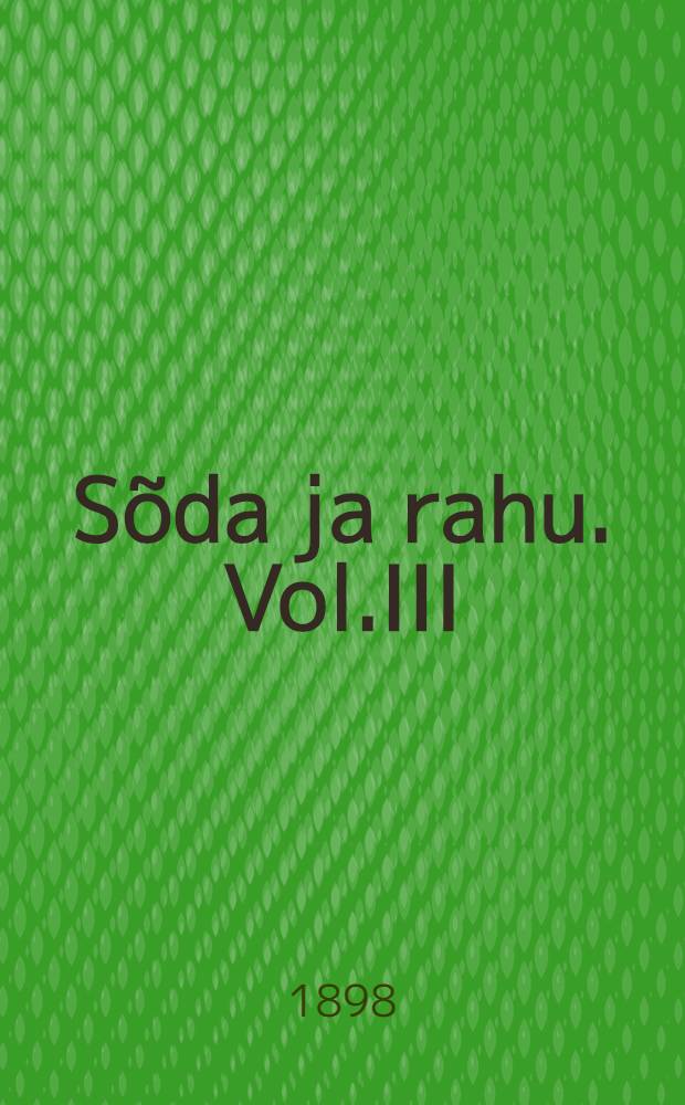 Sõda ja rahu. Vol.III