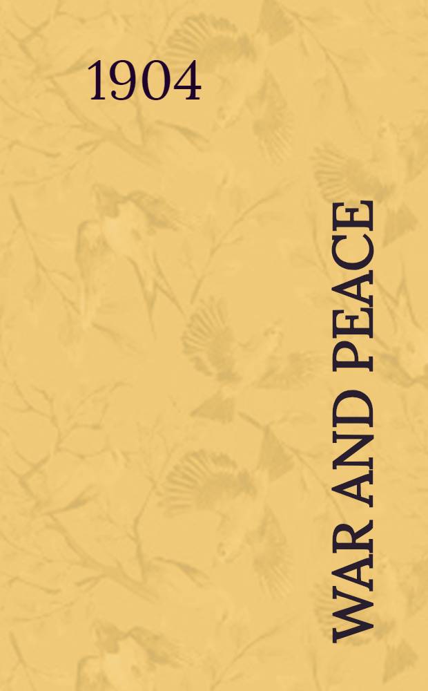 War and peace