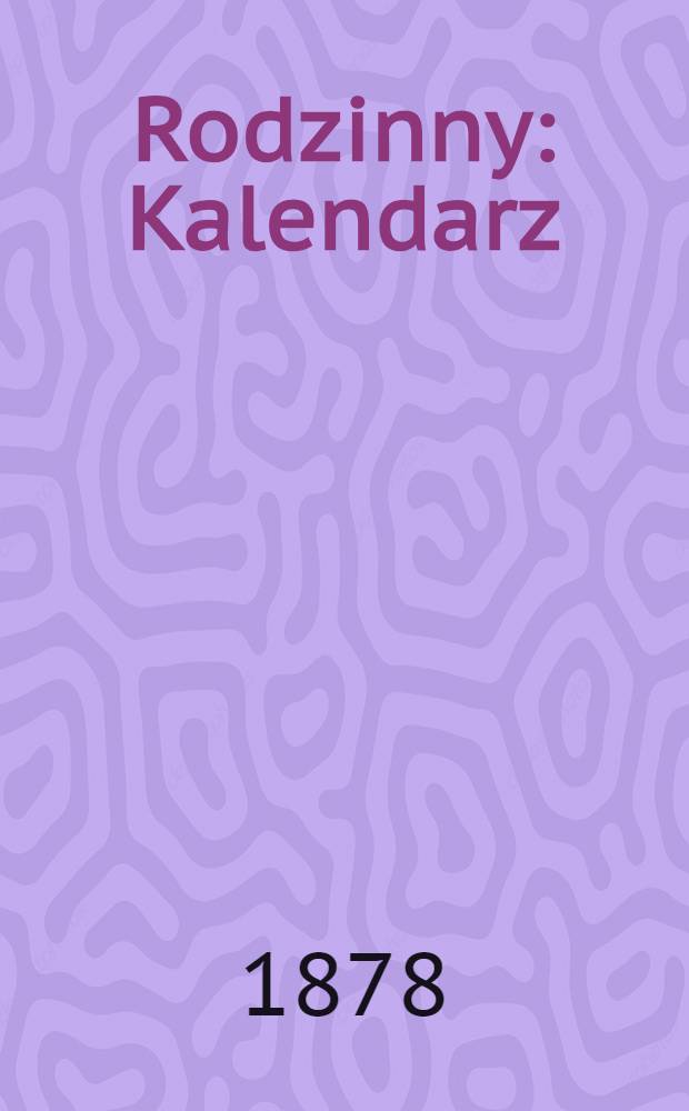 Rodzinny : Kalendarz