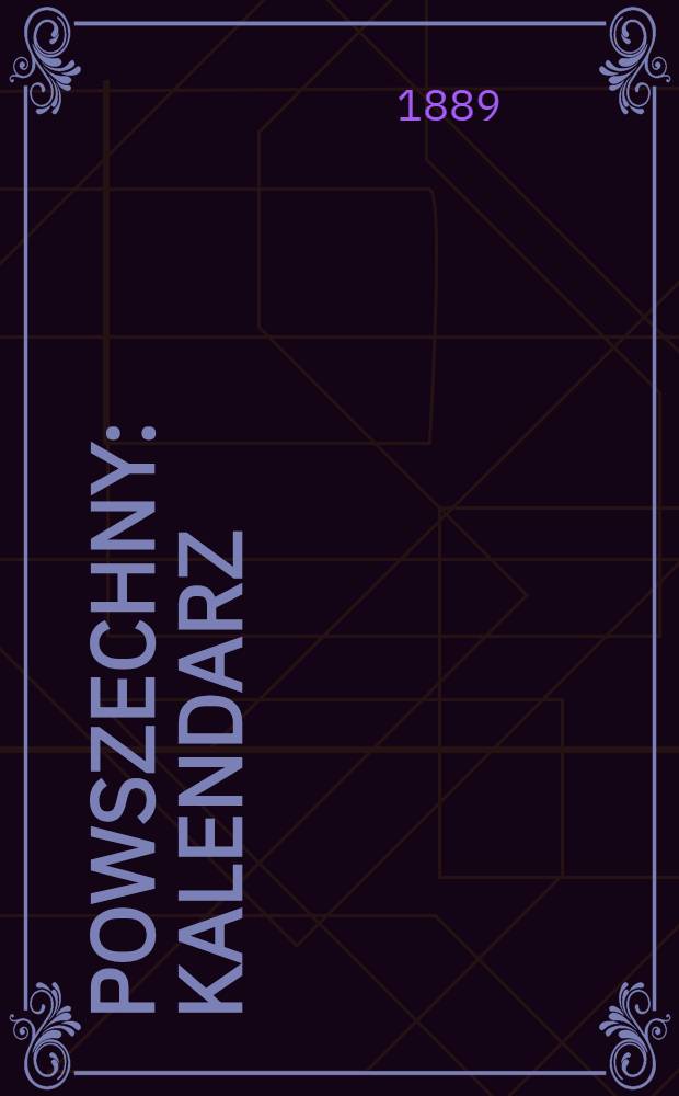 Powszechny : Kalendarz