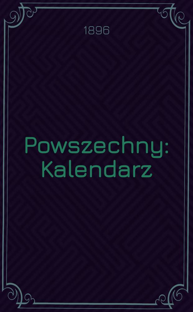 Powszechny : Kalendarz