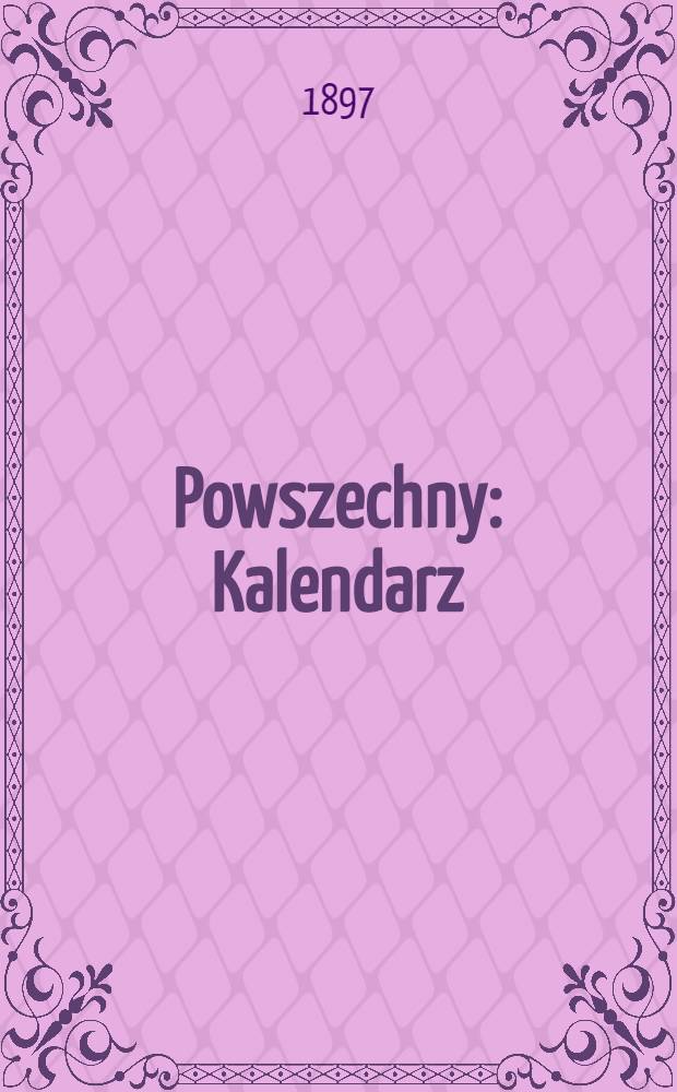 Powszechny : Kalendarz