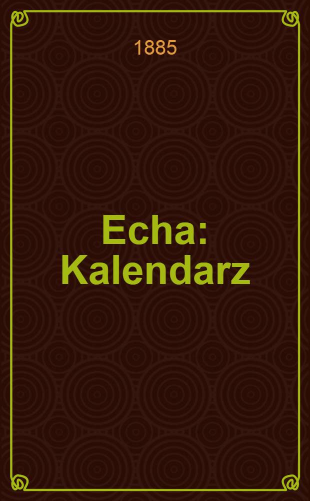 Echa : Kalendarz