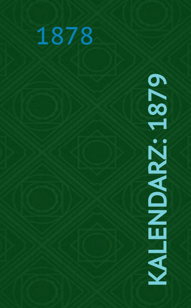 Kalendarz : 1879